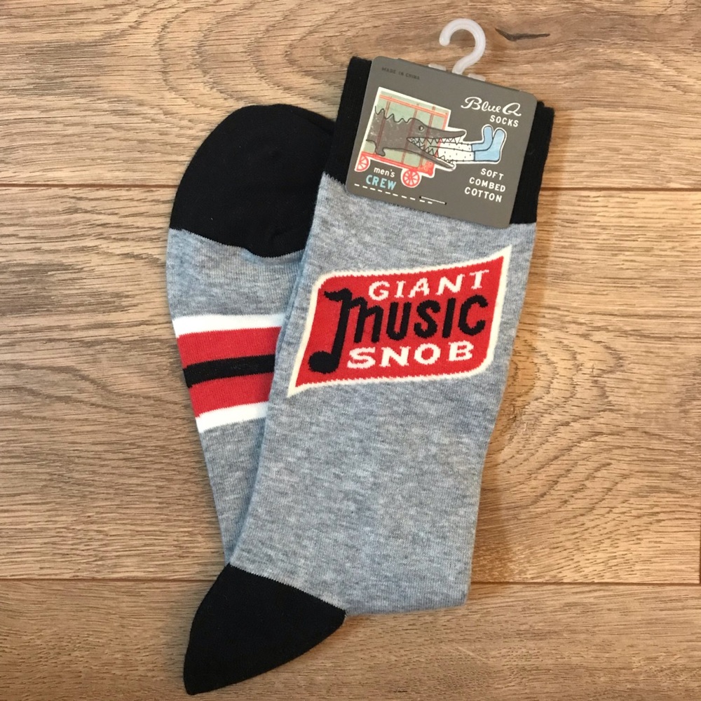 “Giant Music Snob” Socks